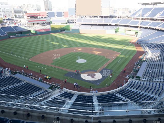 Seating view for Nationals Park Section 312