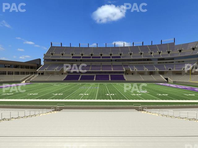 Seating view for Amon G Carter Stadium Section 124