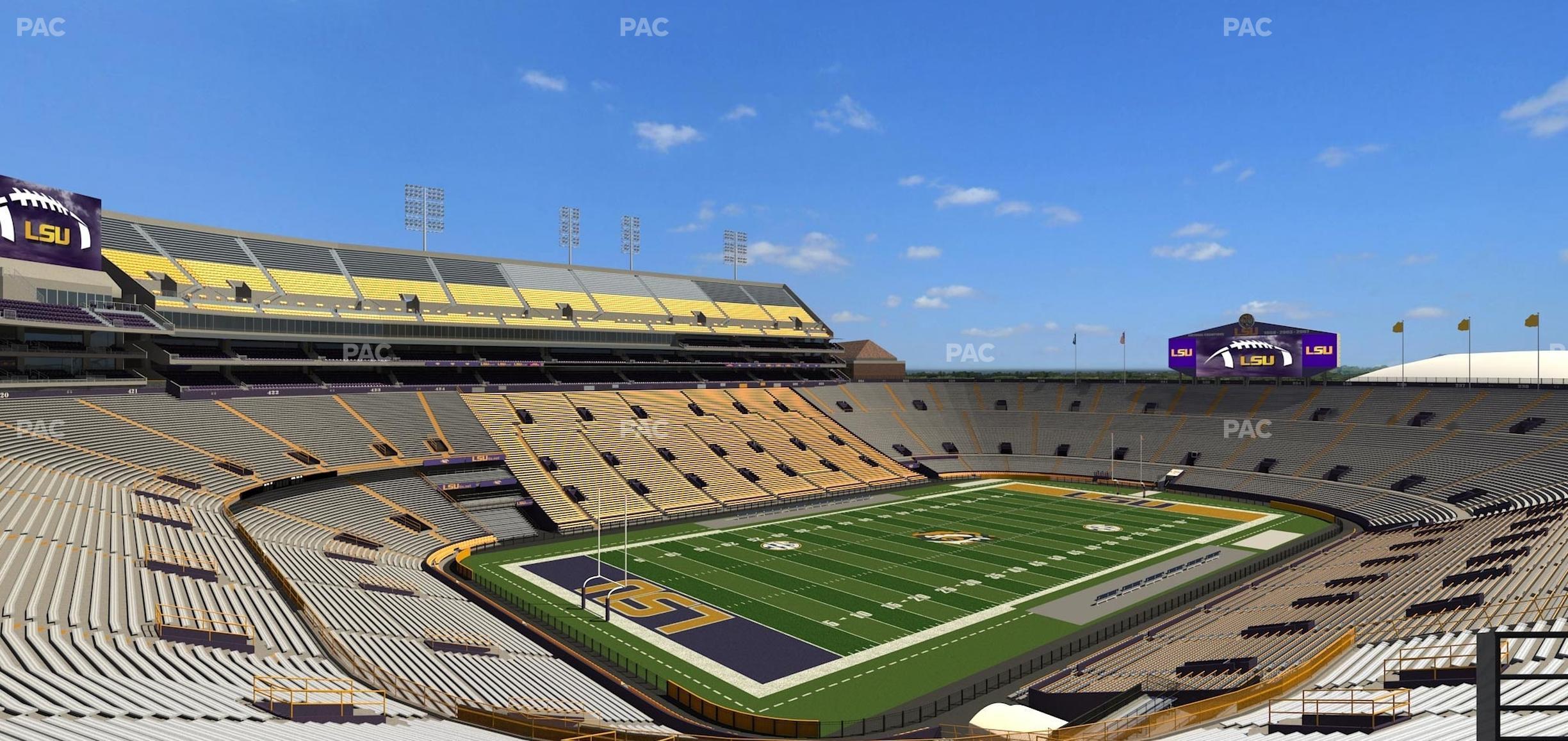 Seating view for Tiger Stadium Section Suite 136