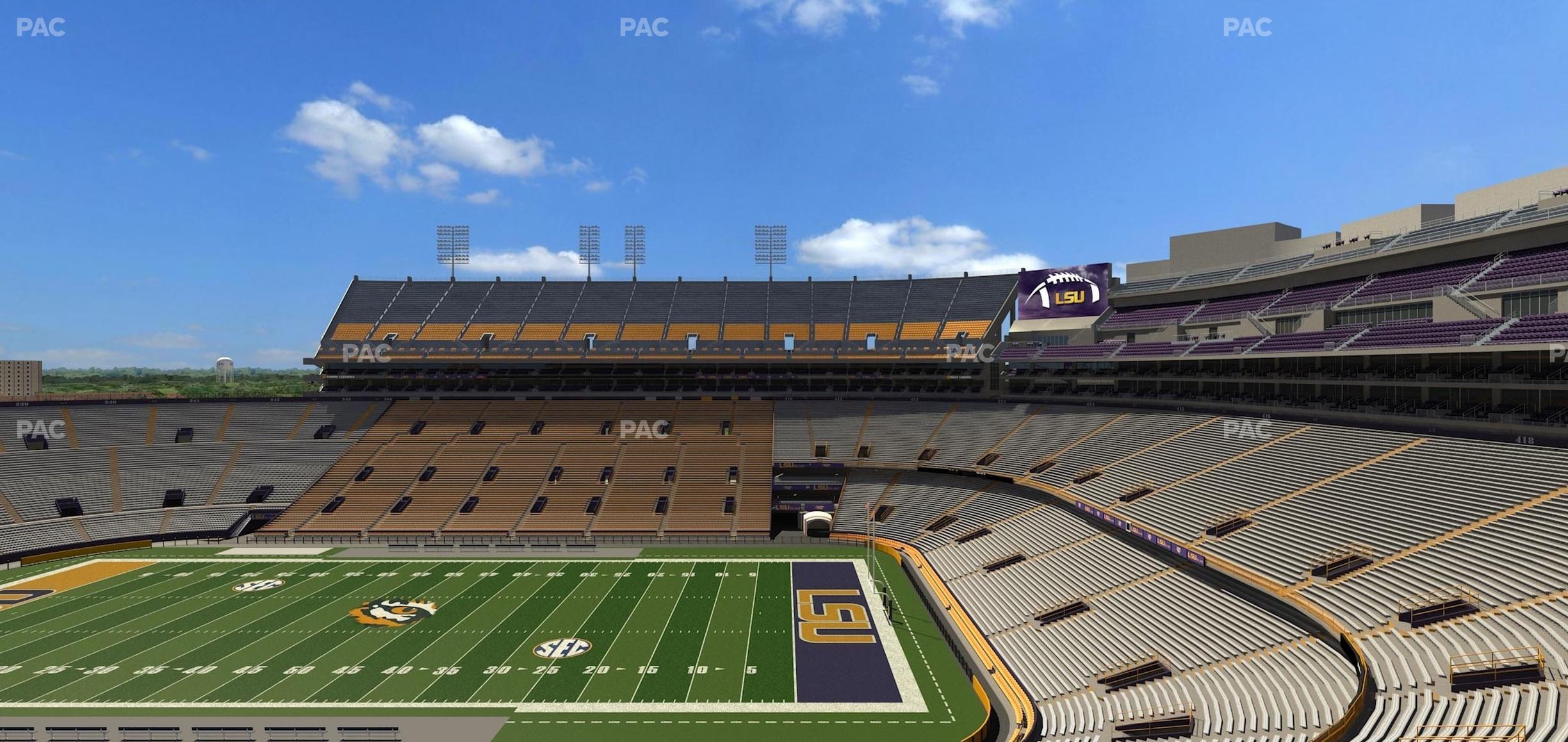 Seating view for Tiger Stadium Section Club 204