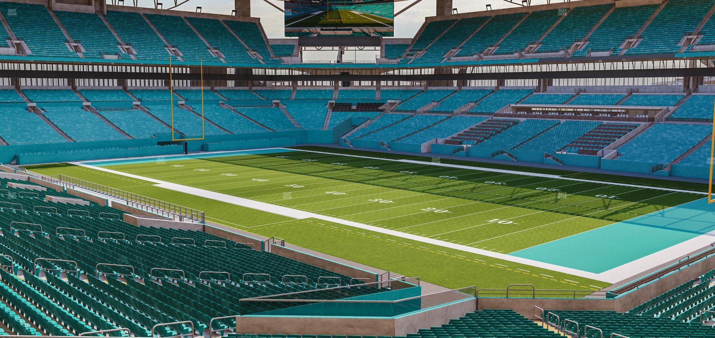 Seating view for Hard Rock Stadium Section 211