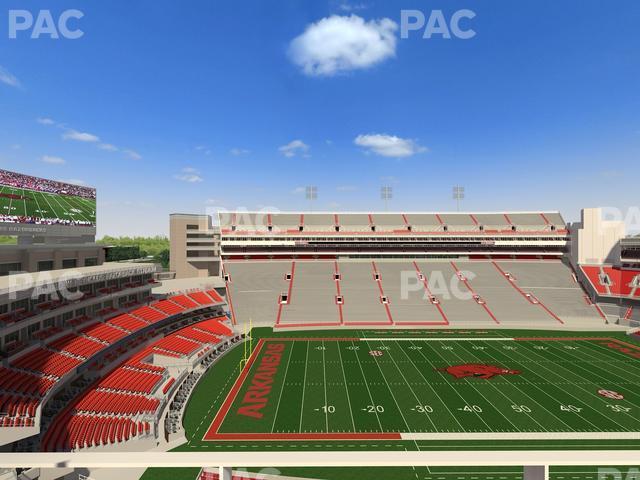 Seating view for Razorback Stadium Section 506 3