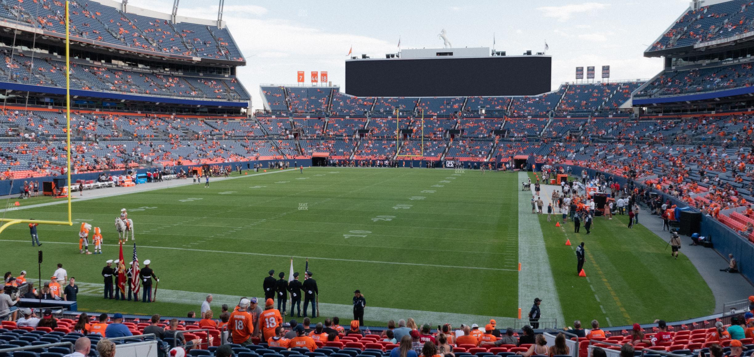 Seating view for Empower Field at Mile High Section 112