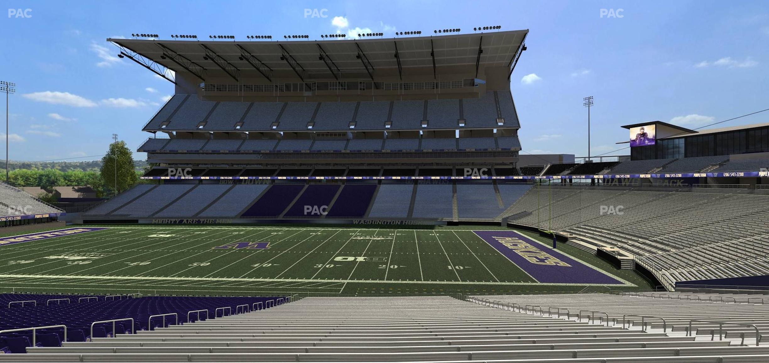 Seating view for Husky Stadium Section 127