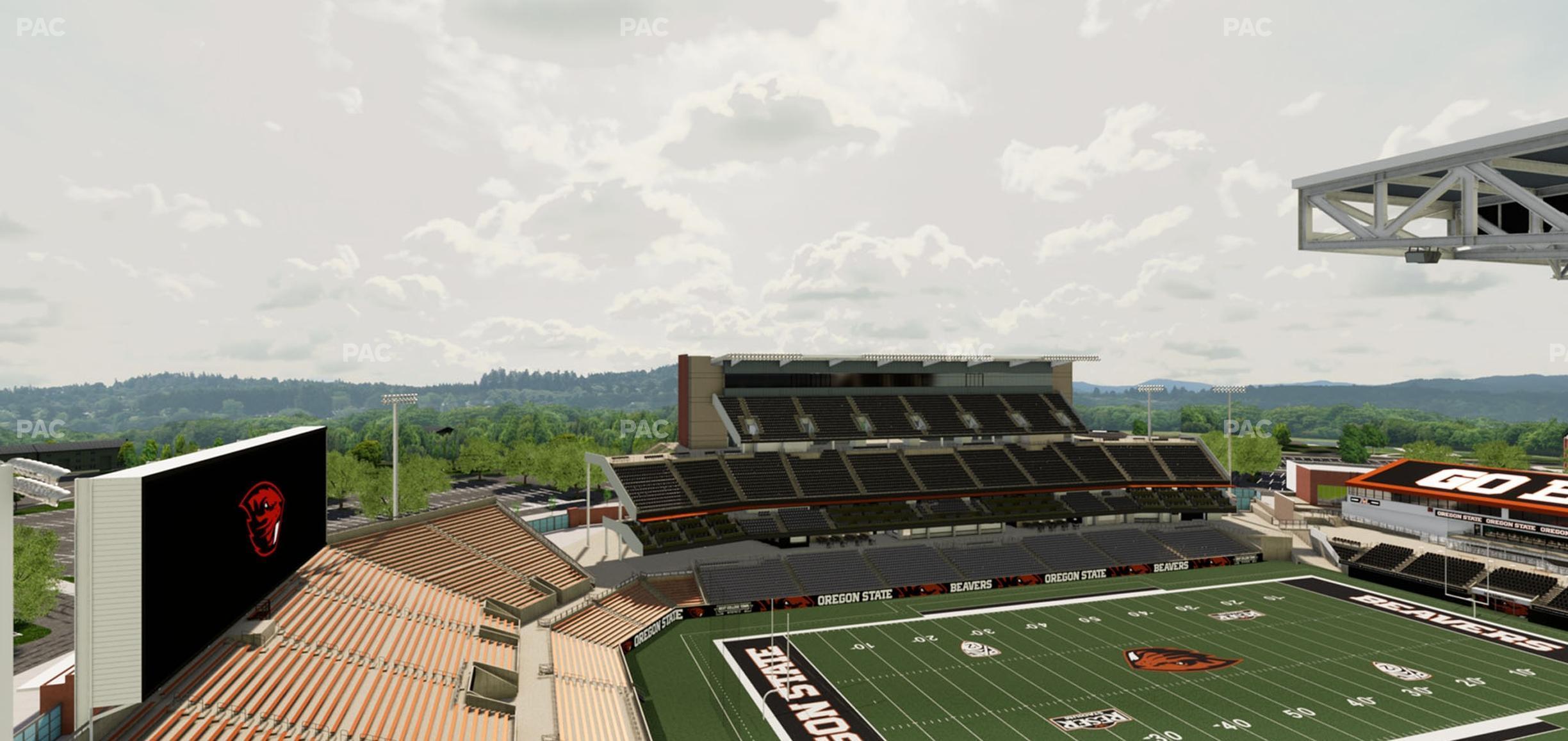 Seating view for Reser Stadium Section 226