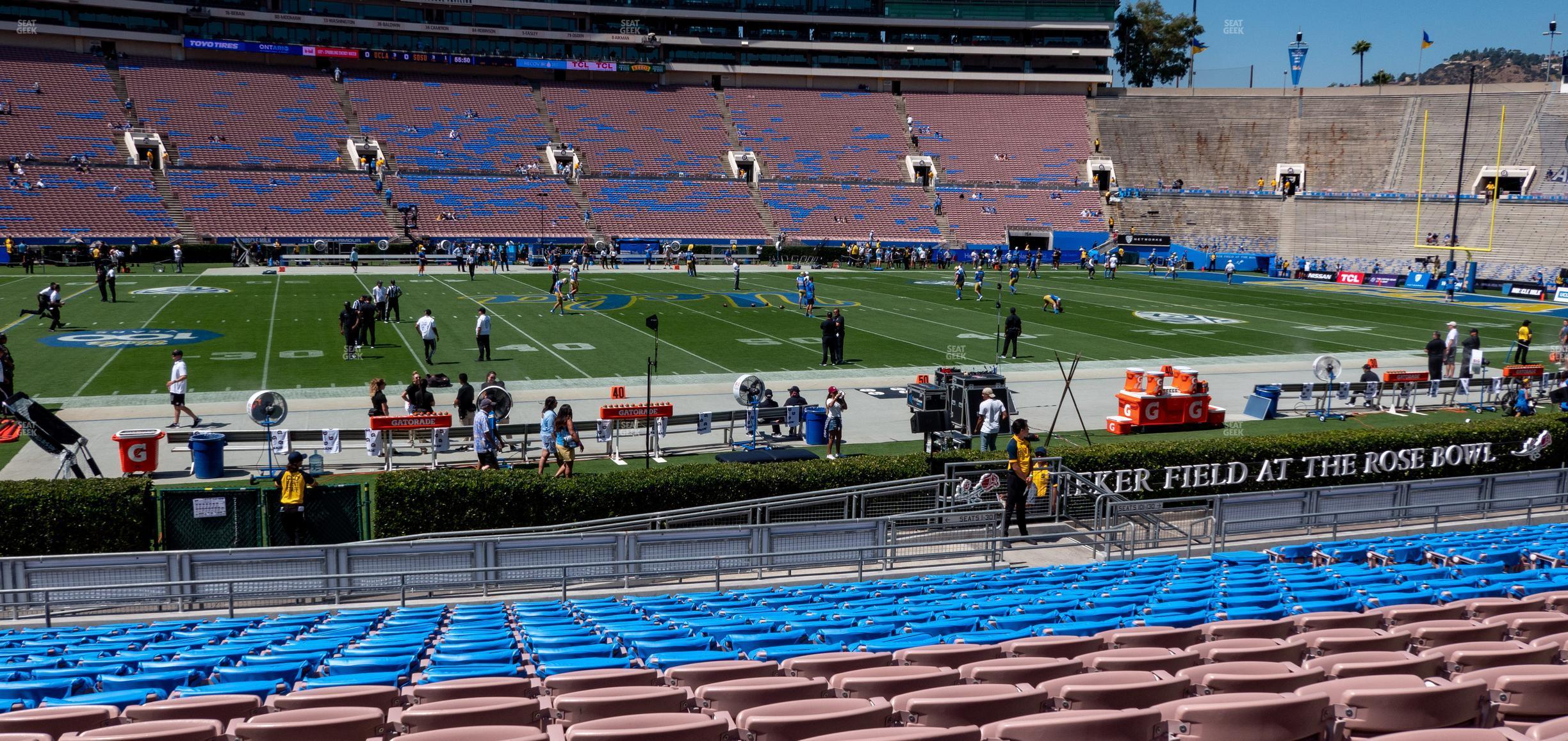 Seating view for Rose Bowl Stadium Section Lower 3