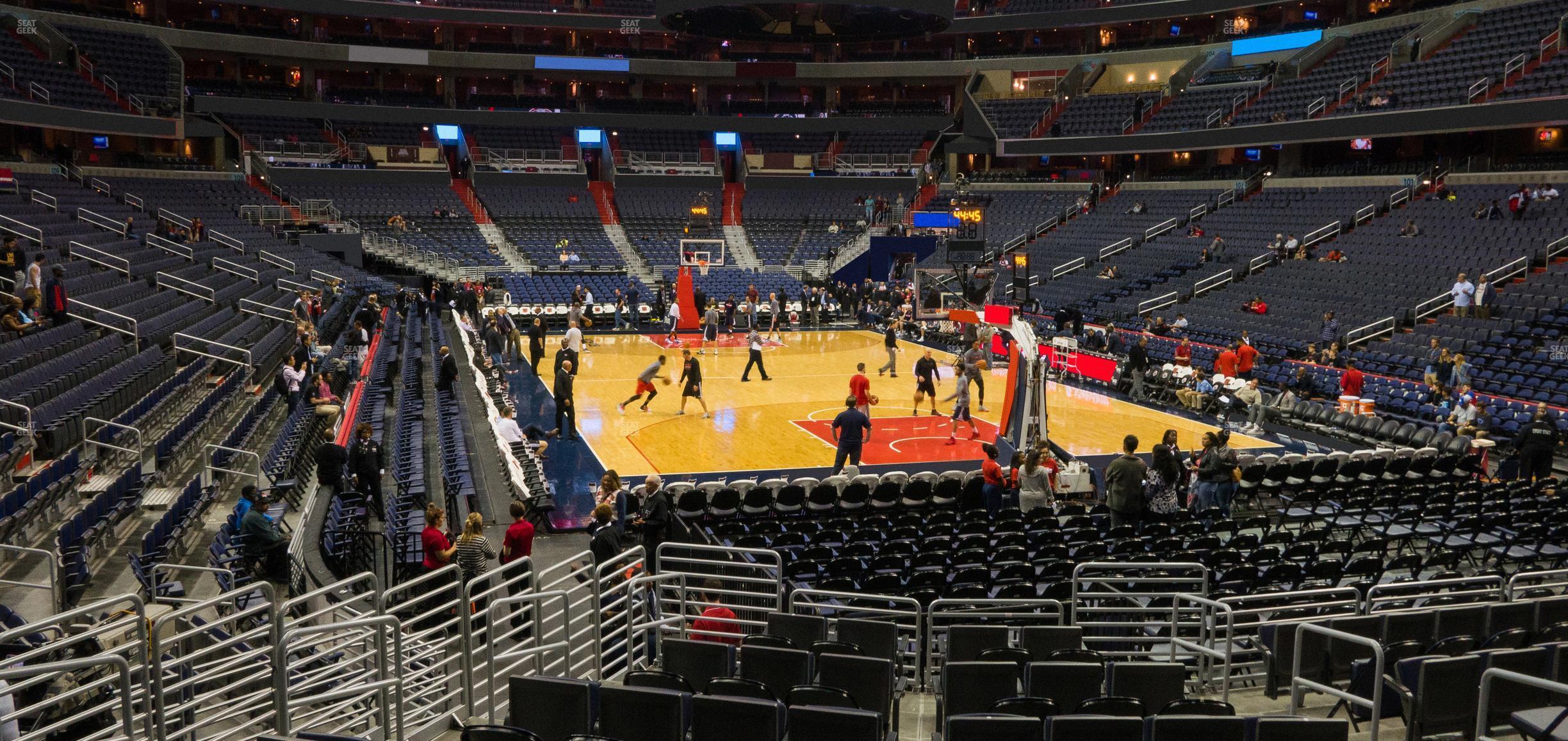 Seating view for Capital One Arena Section 115