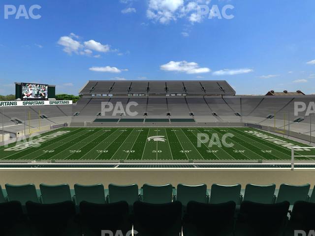 Seating view for Spartan Stadium (Michigan) Section Spartan Club 6