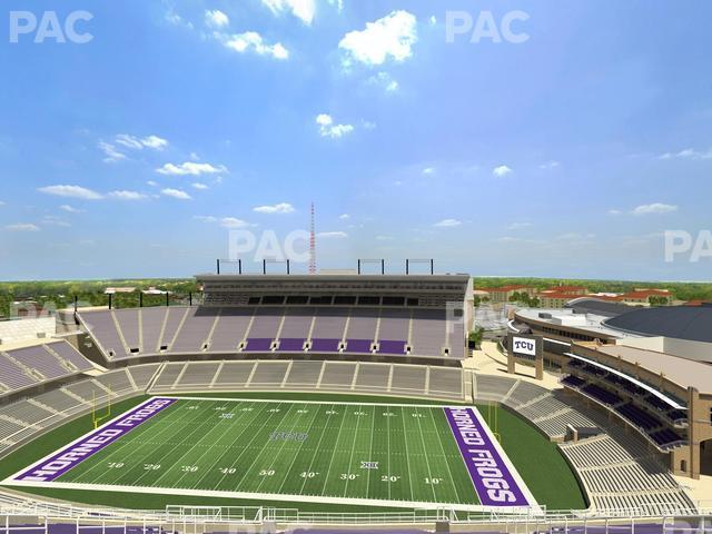 Seating view for Amon G Carter Stadium Section 404