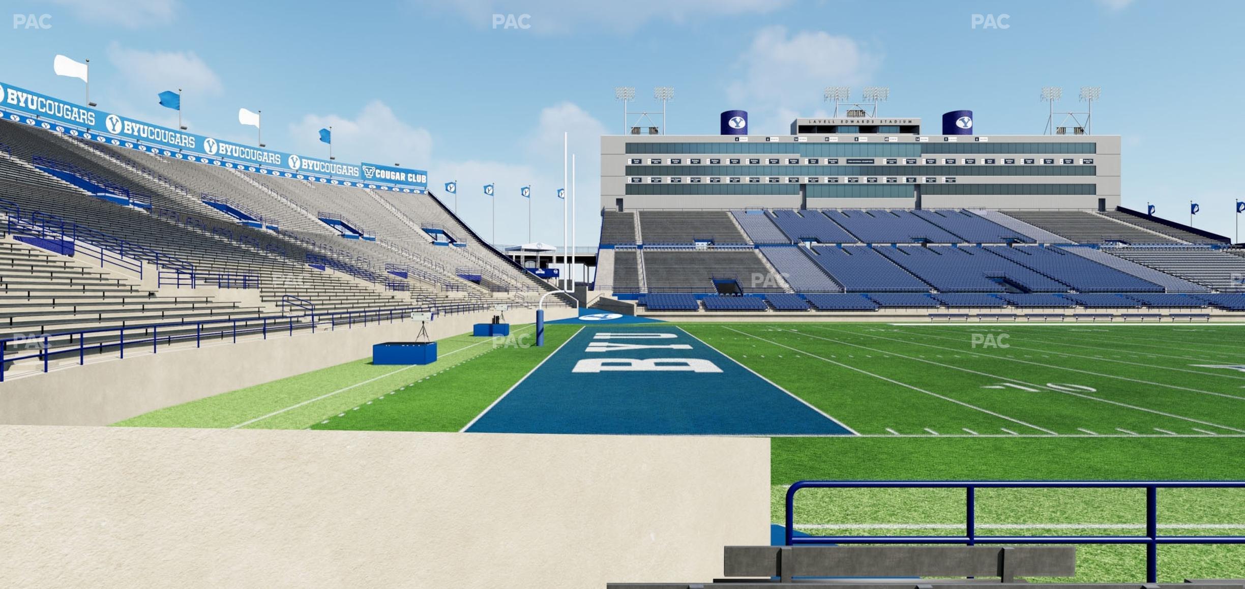 Seating view for LaVell Edwards Stadium Section 37