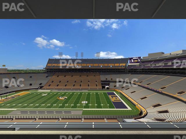 Seating view for Tiger Stadium Section Club 205