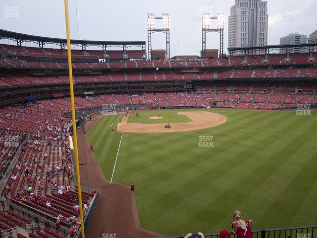 Seating view for Busch Stadium Section Right Field Loge 228