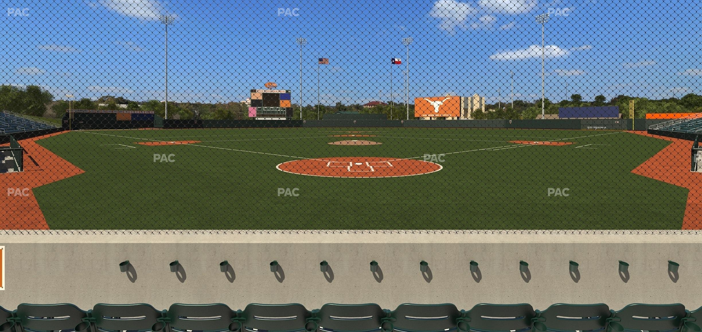 Seating view for UFCU Disch-Falk Field Section 6