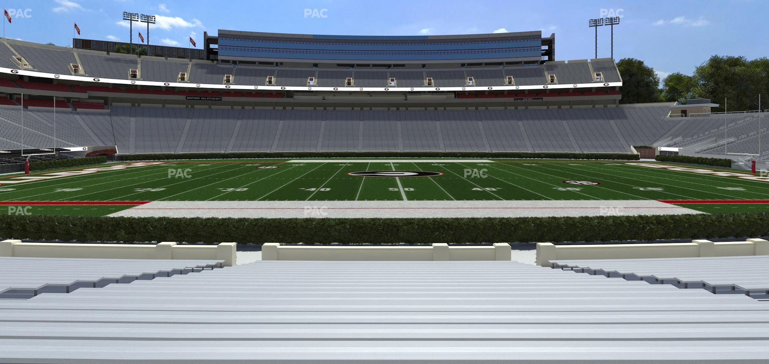 Seating view for Sanford Stadium Section 107