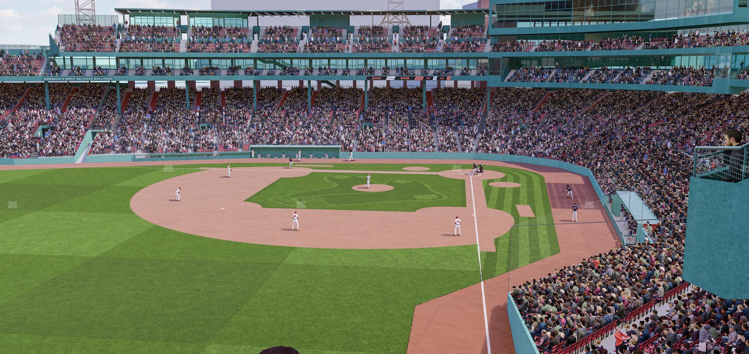 Seating view for Fenway Park Section Green Monster 1