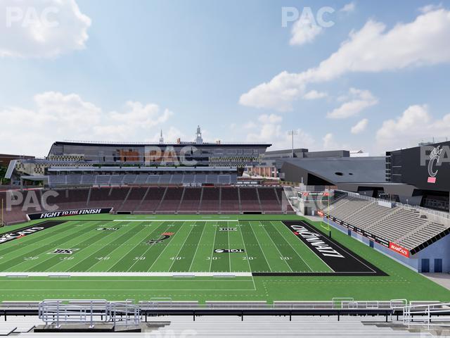 Seating view for Nippert Stadium Section 204