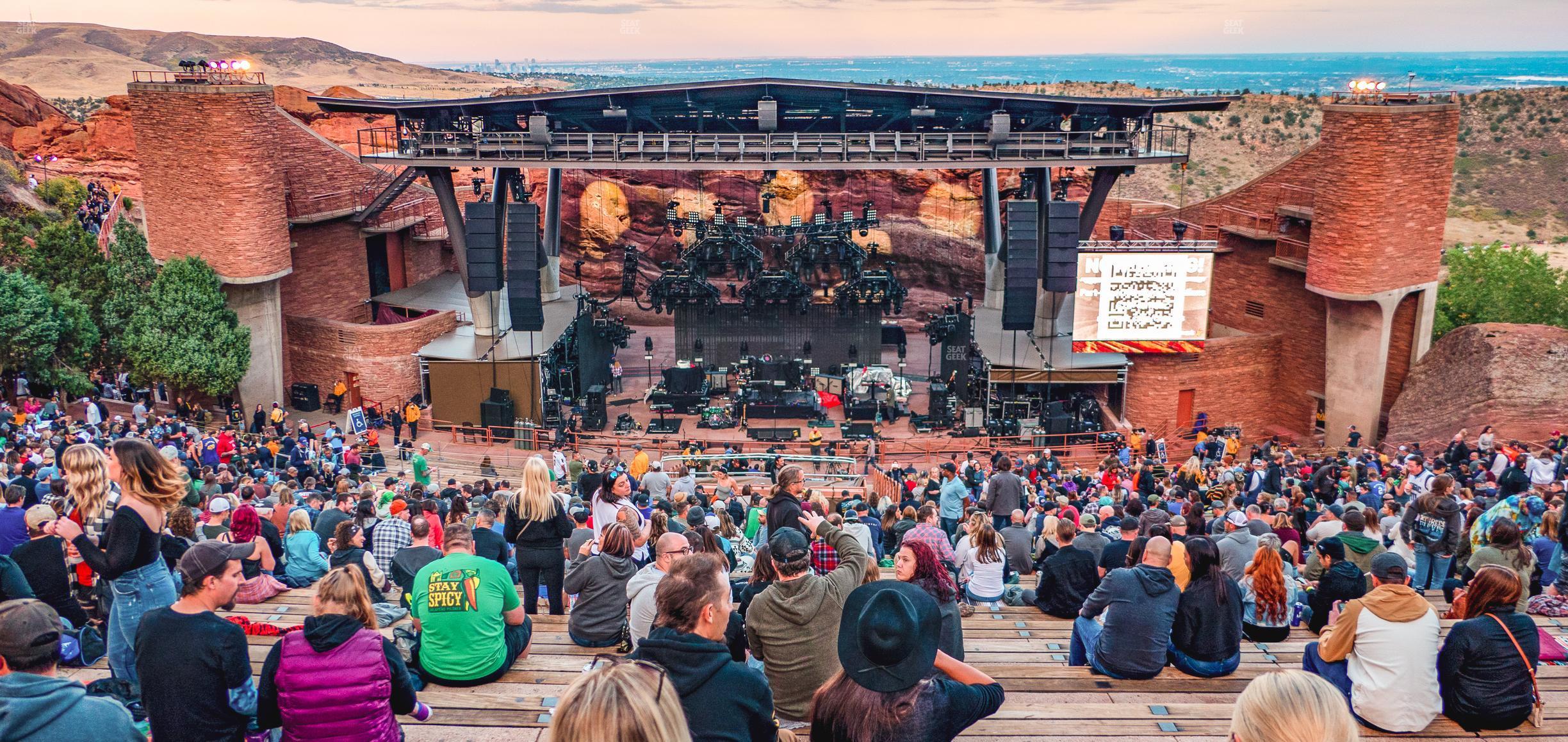 Seating view for Red Rocks Amphitheatre Section Ga Seats