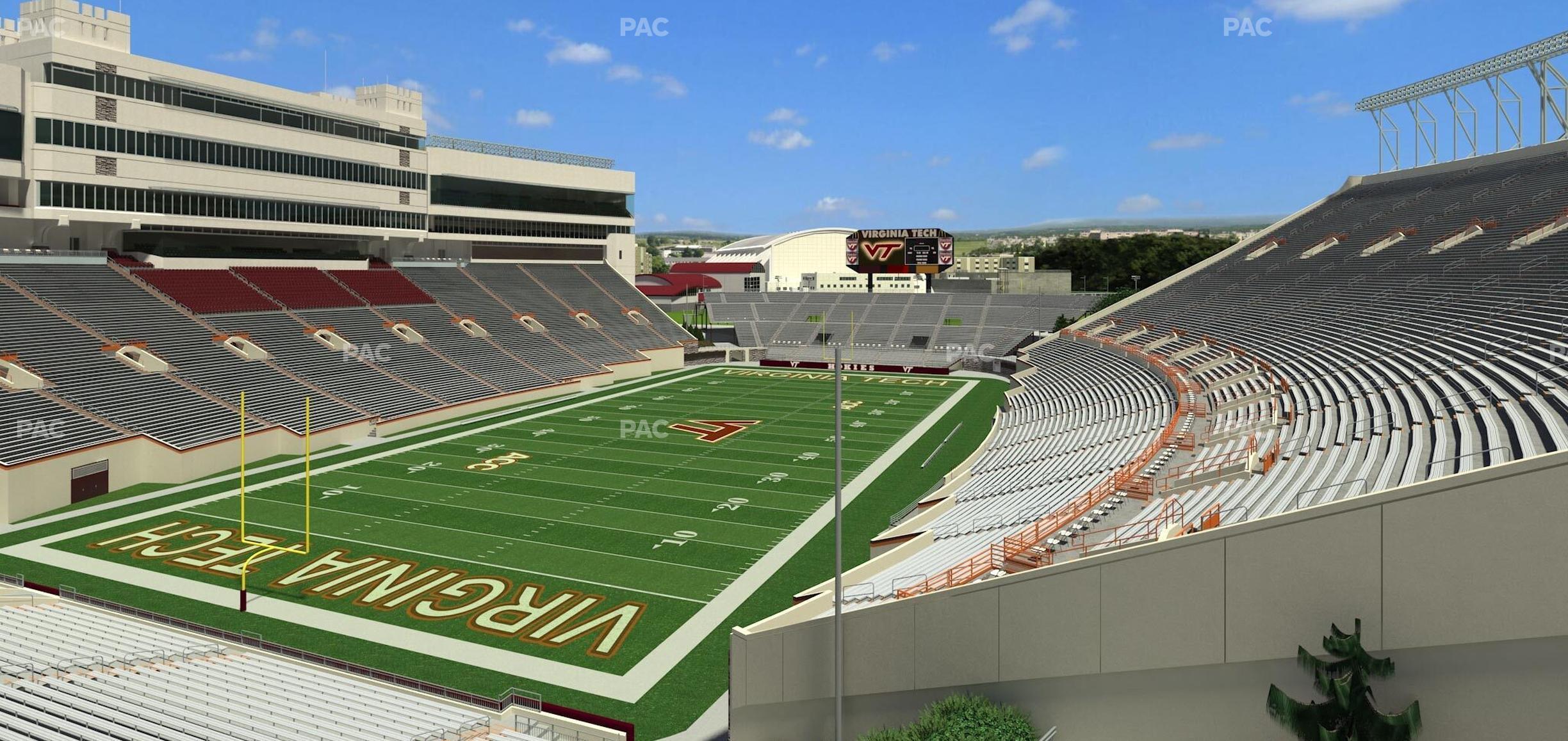 Seating view for Lane Stadium Section 401