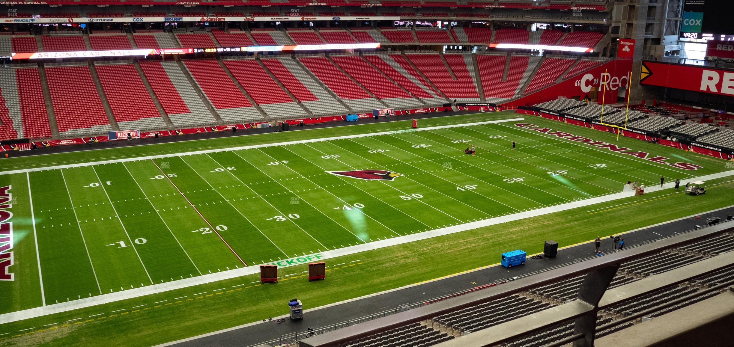 Seating view for State Farm Stadium Section Ring Of Honor 418