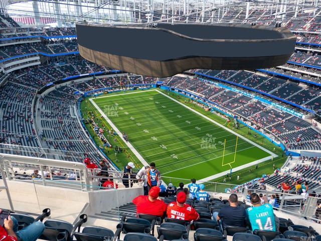 Seating view for SoFi Stadium Section 525