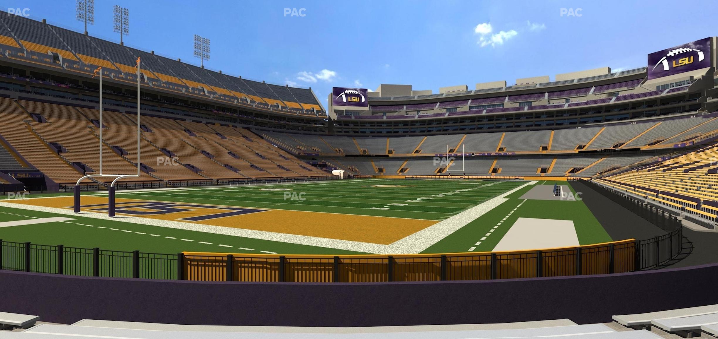 Seating view for Tiger Stadium Section 203