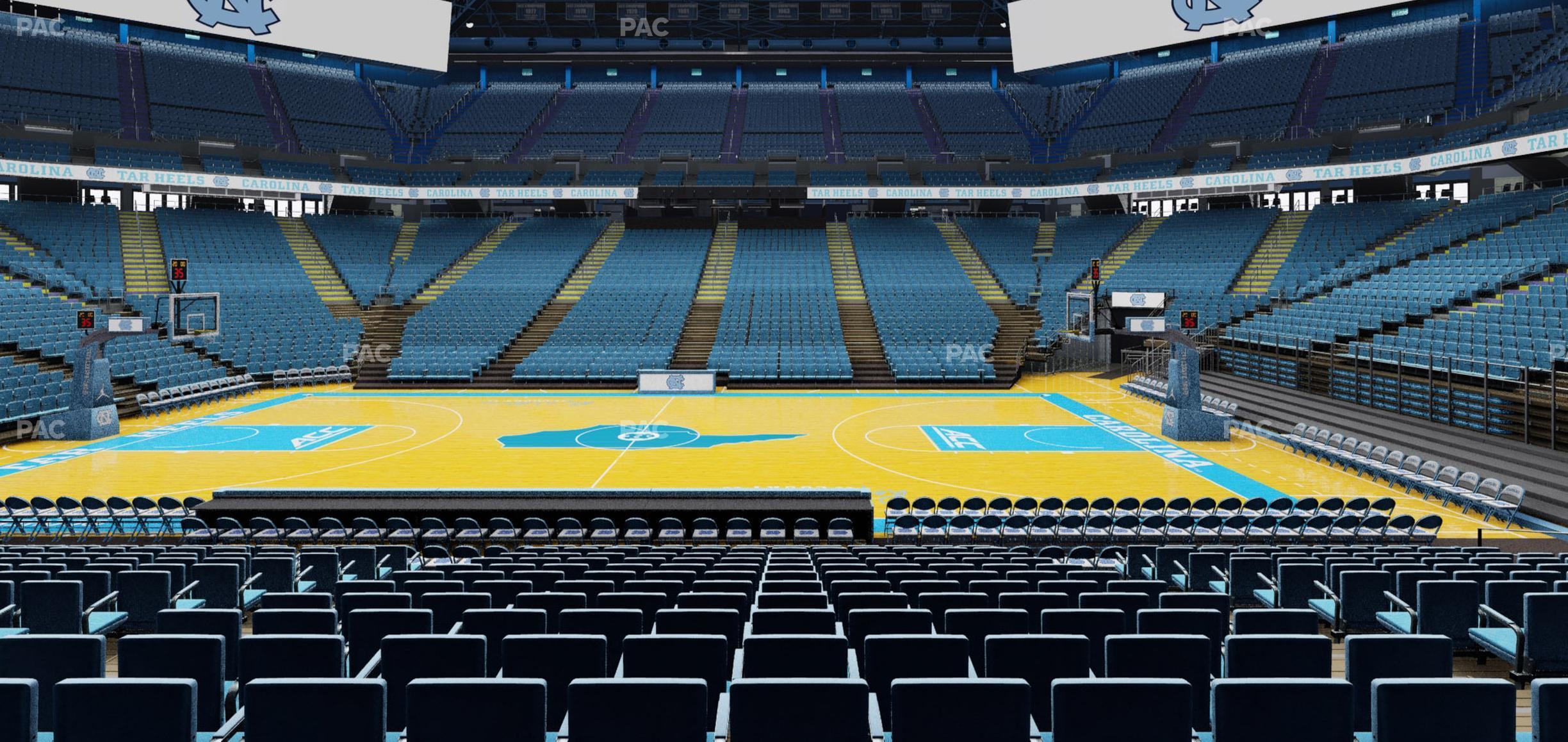 Seating view for Dean Smith Center Section 109