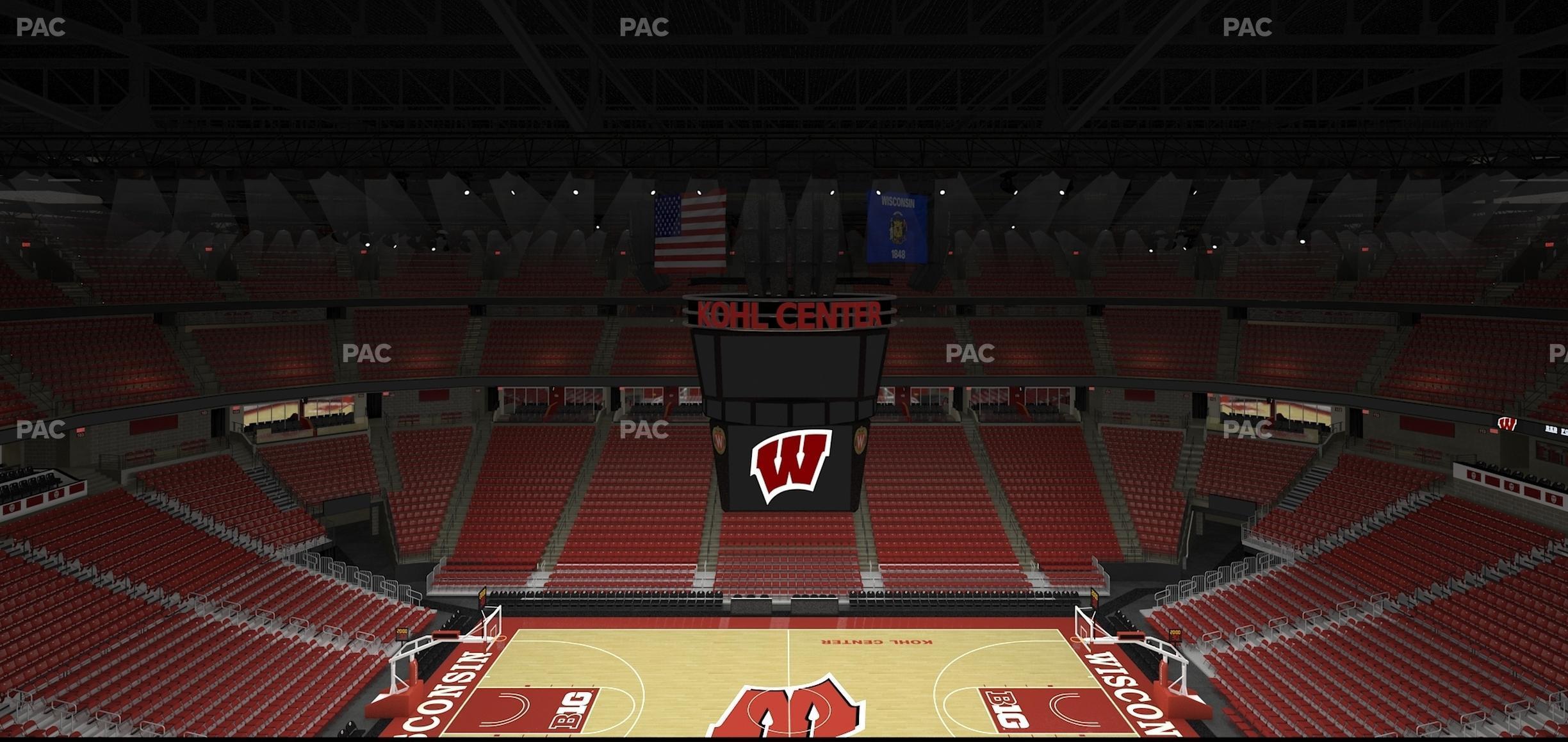 Seating view for Kohl Center Section 322