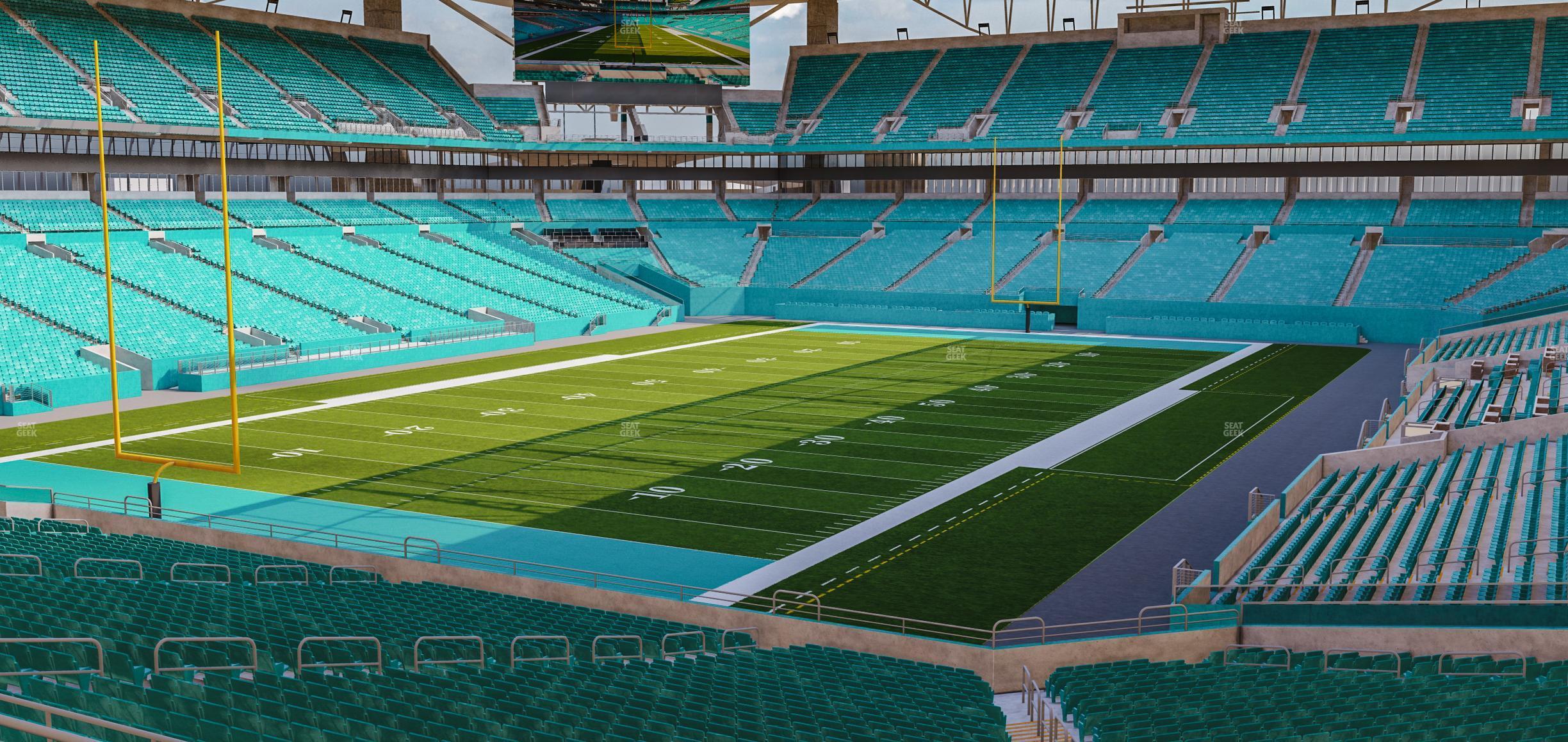 Seating view for Hard Rock Stadium Section 256