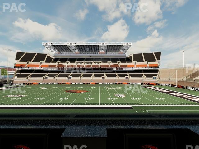 Seating view for Reser Stadium Section Box 9