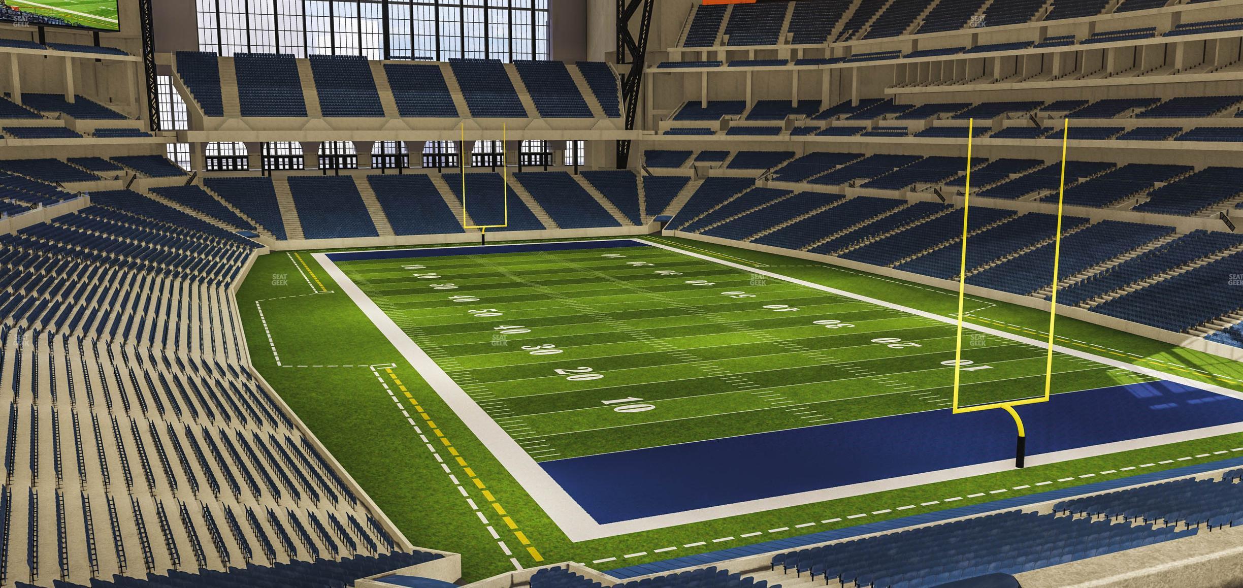 Seating view for Lucas Oil Stadium Section 330