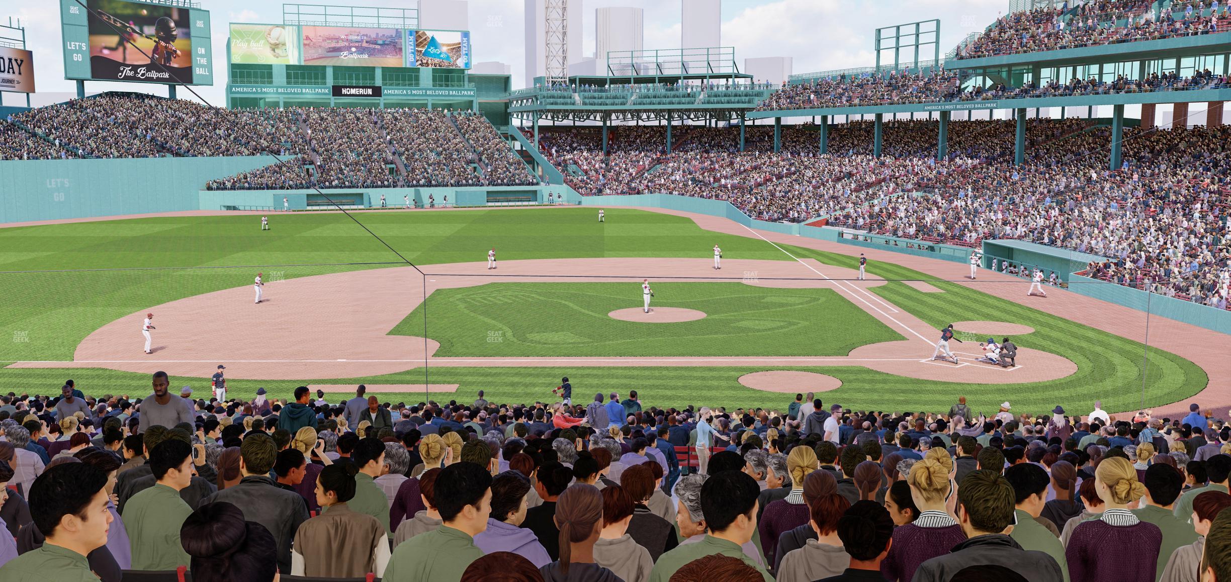 Seating view for Fenway Park Section Grandstand 25