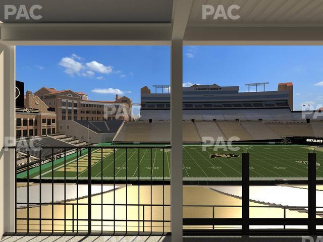 Seating view for Folsom Field Section 200