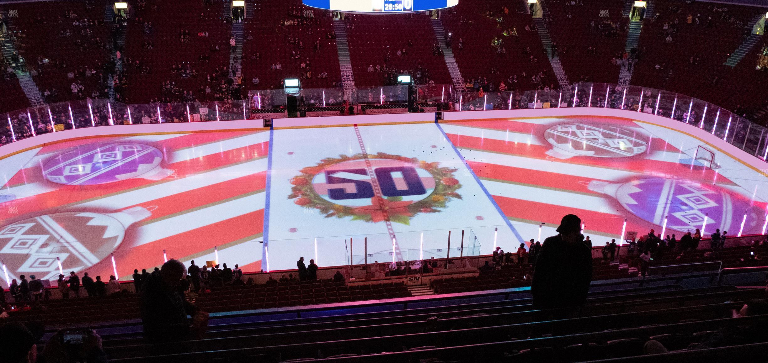 Seating view for Rogers Arena Section 309