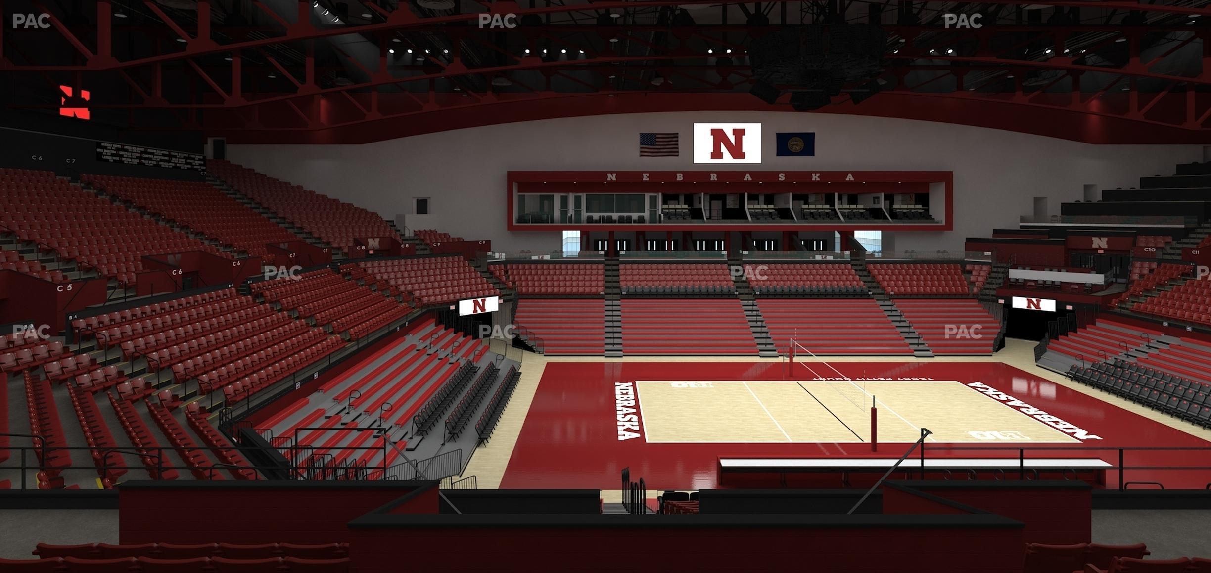 Seating view for Bob Devaney Sports Center Section C 1