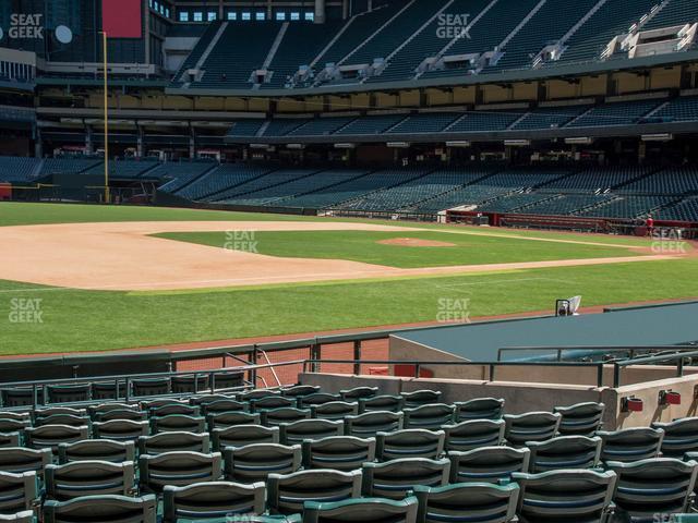 Seating view for Chase Field Section 130