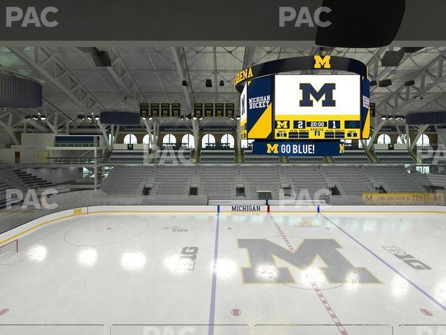 Seating view for Yost Arena Section Champions Box I