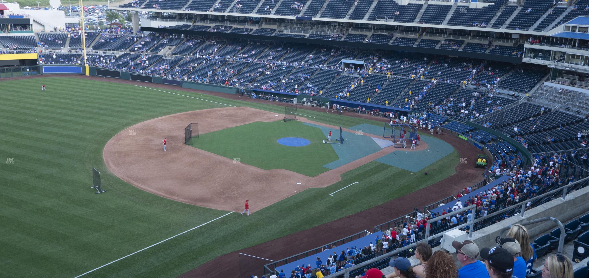 Seating view for Kauffman Stadium Section 405