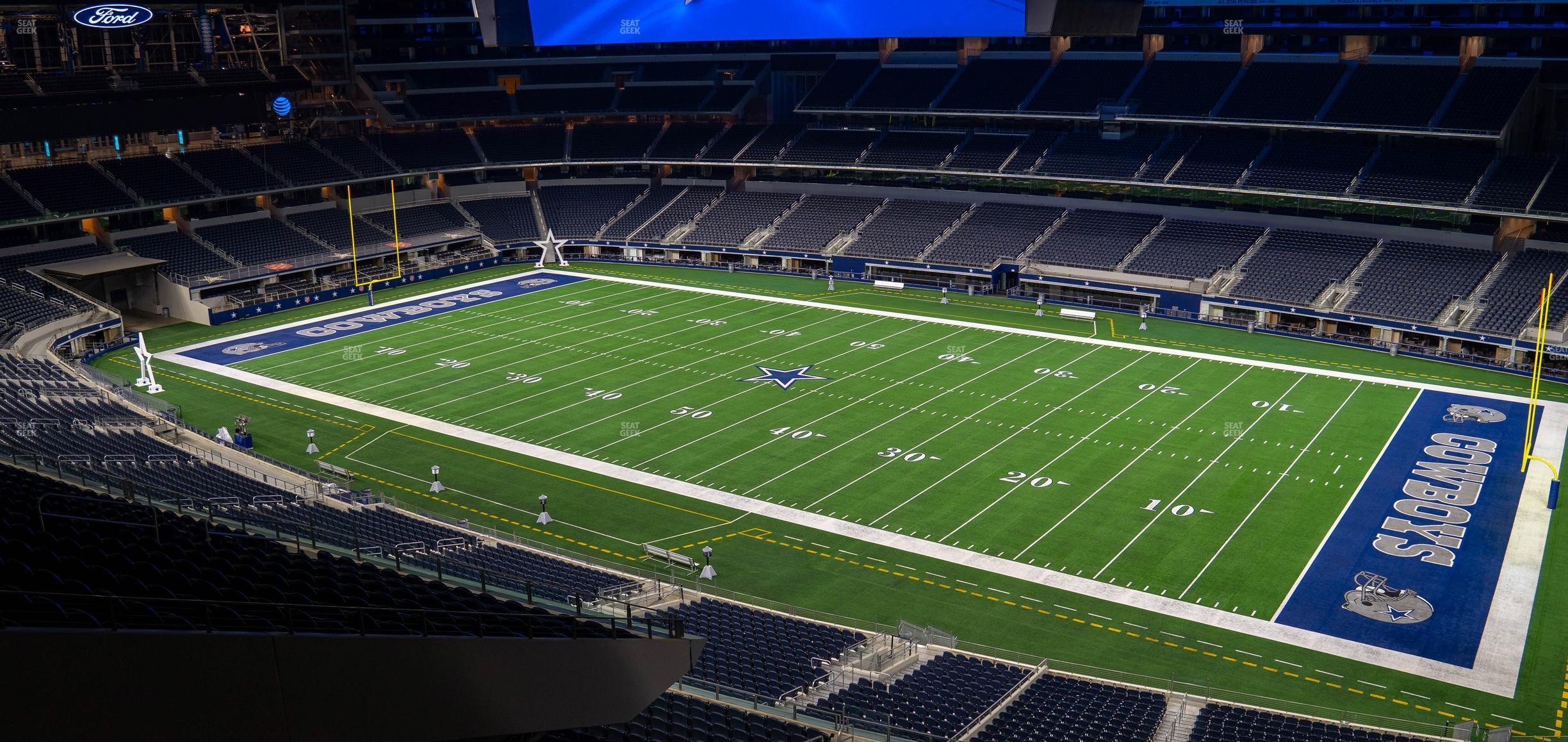 Seating view for AT&T Stadium Section Silver Suite 480