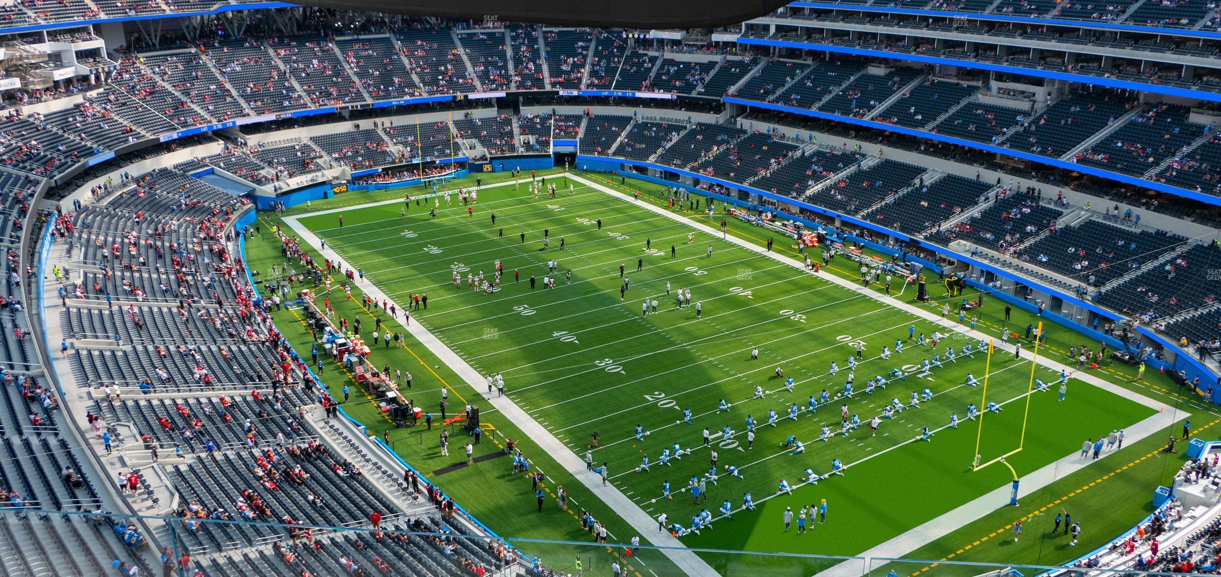 Seating view for SoFi Stadium Section 453