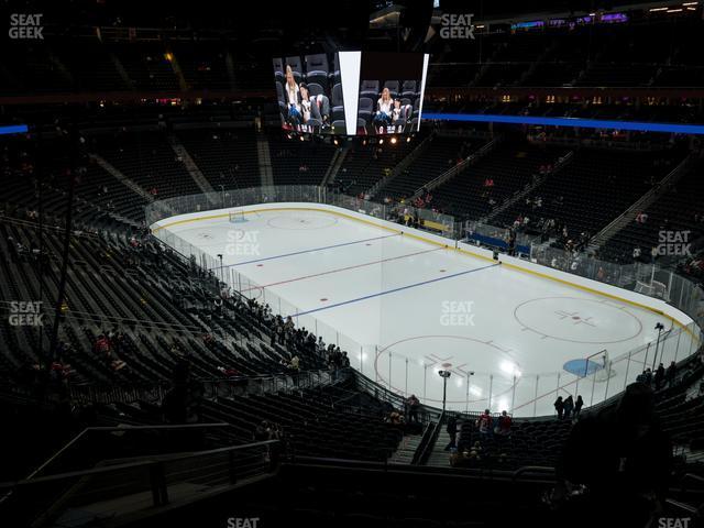 Seating view for T-Mobile Arena Section 118