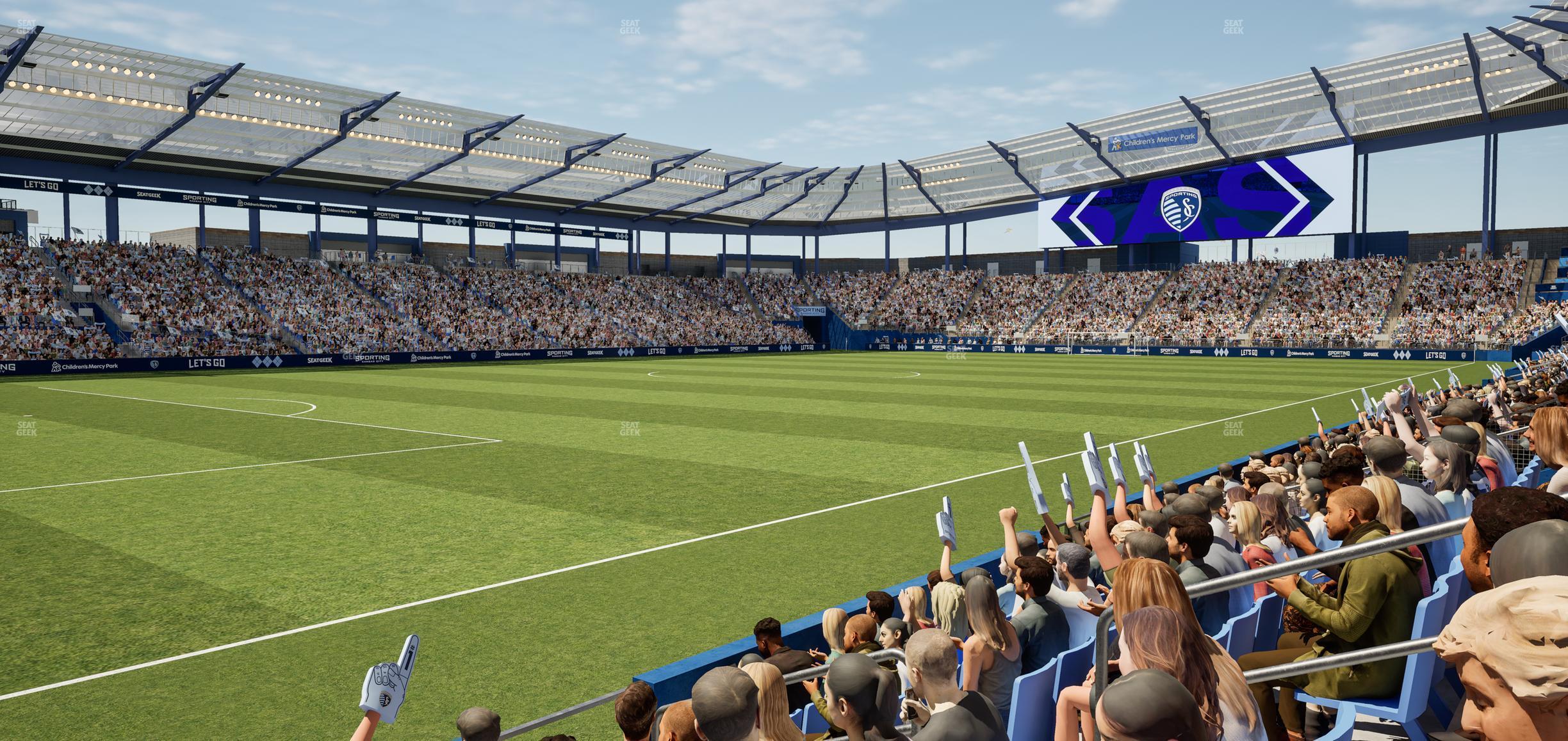 Seating view for Children's Mercy Park Section 101