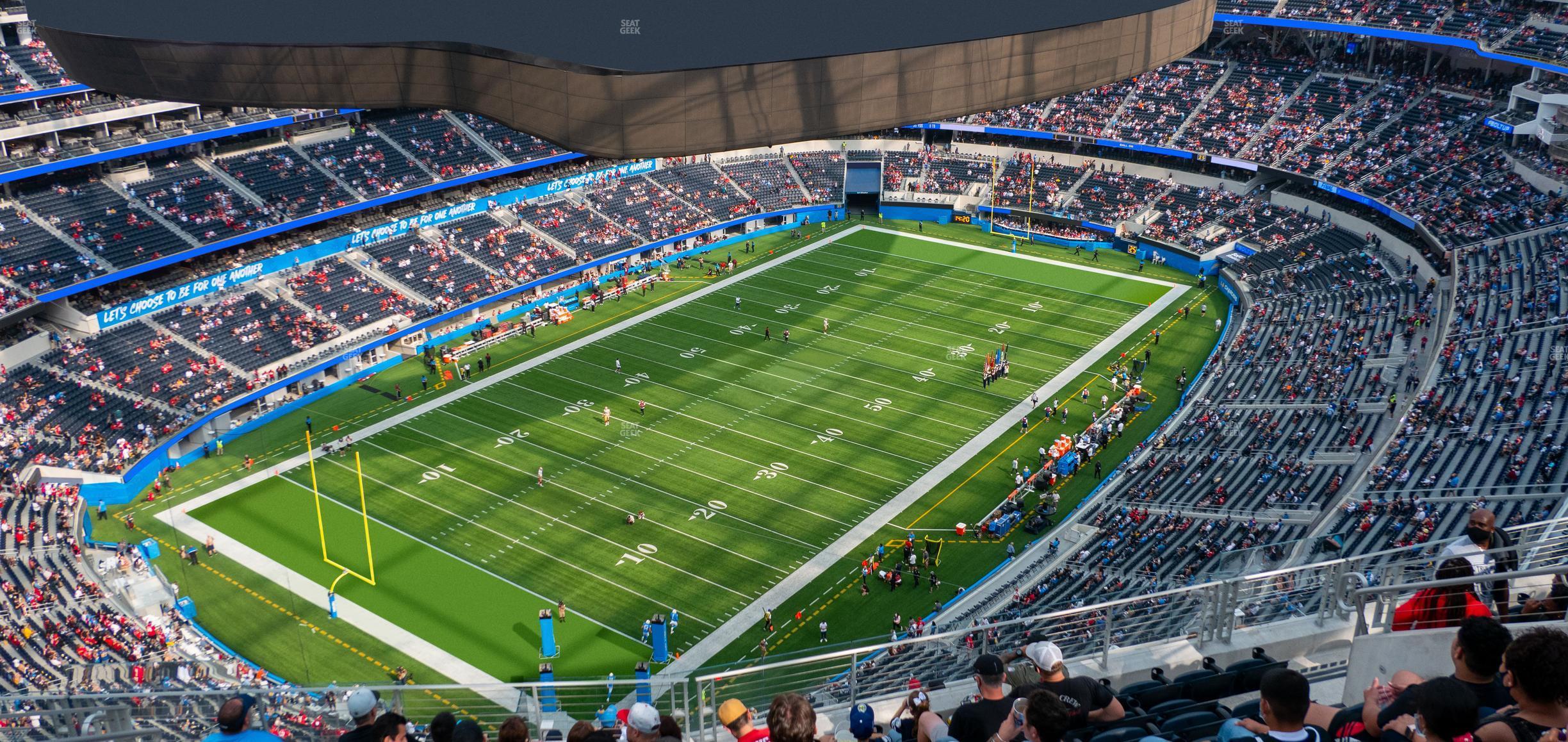 Seating view for SoFi Stadium Section 505