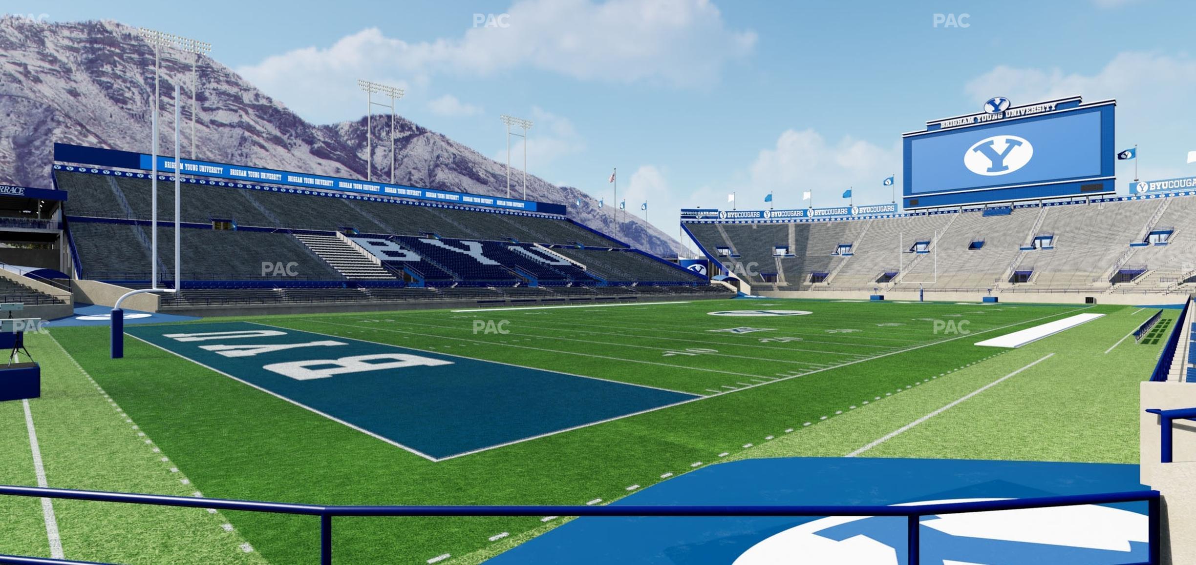 Seating view for LaVell Edwards Stadium Section 21