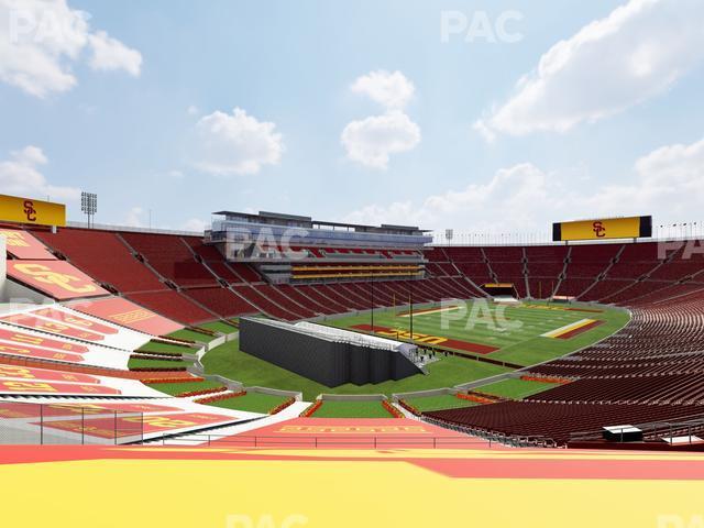 Seating view for Los Angeles Memorial Coliseum Section 228