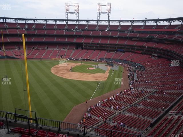 Seating view for Busch Stadium Section Left Field Pavilion 370