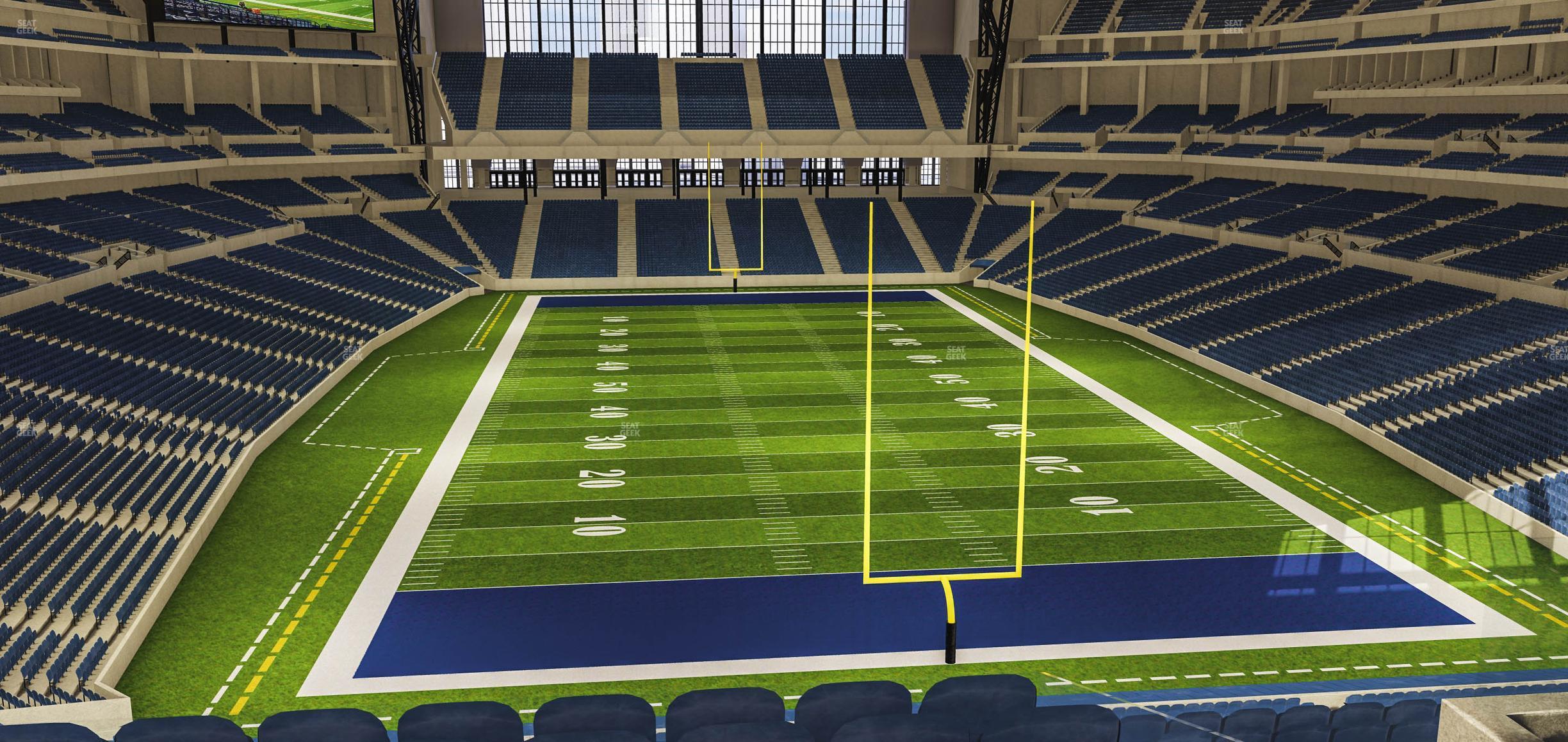 Seating view for Lucas Oil Stadium Section 428