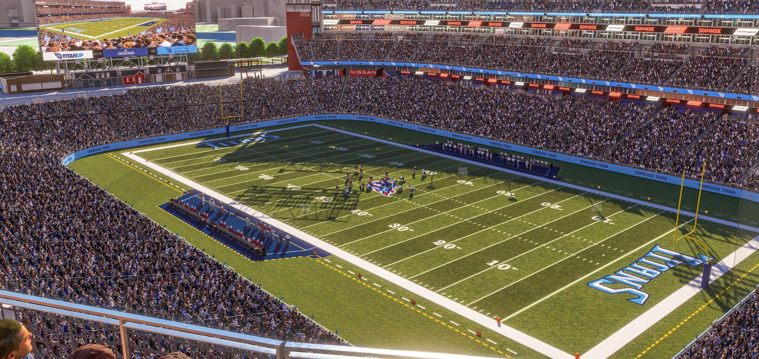 Seating view for Nissan Stadium Section Loge 305