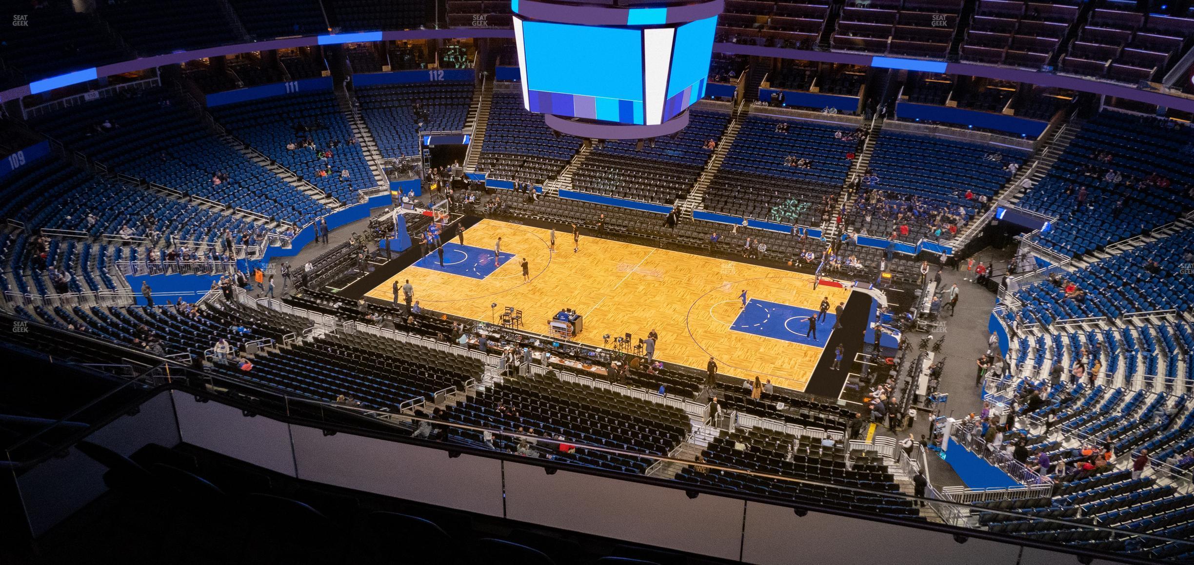 Seating view for Kia Center Section 207