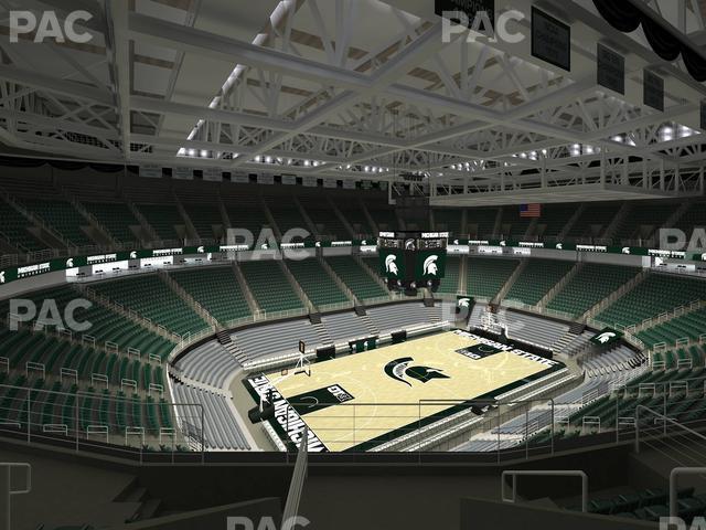 Seating view for Jack Breslin Student Events Center Section 231