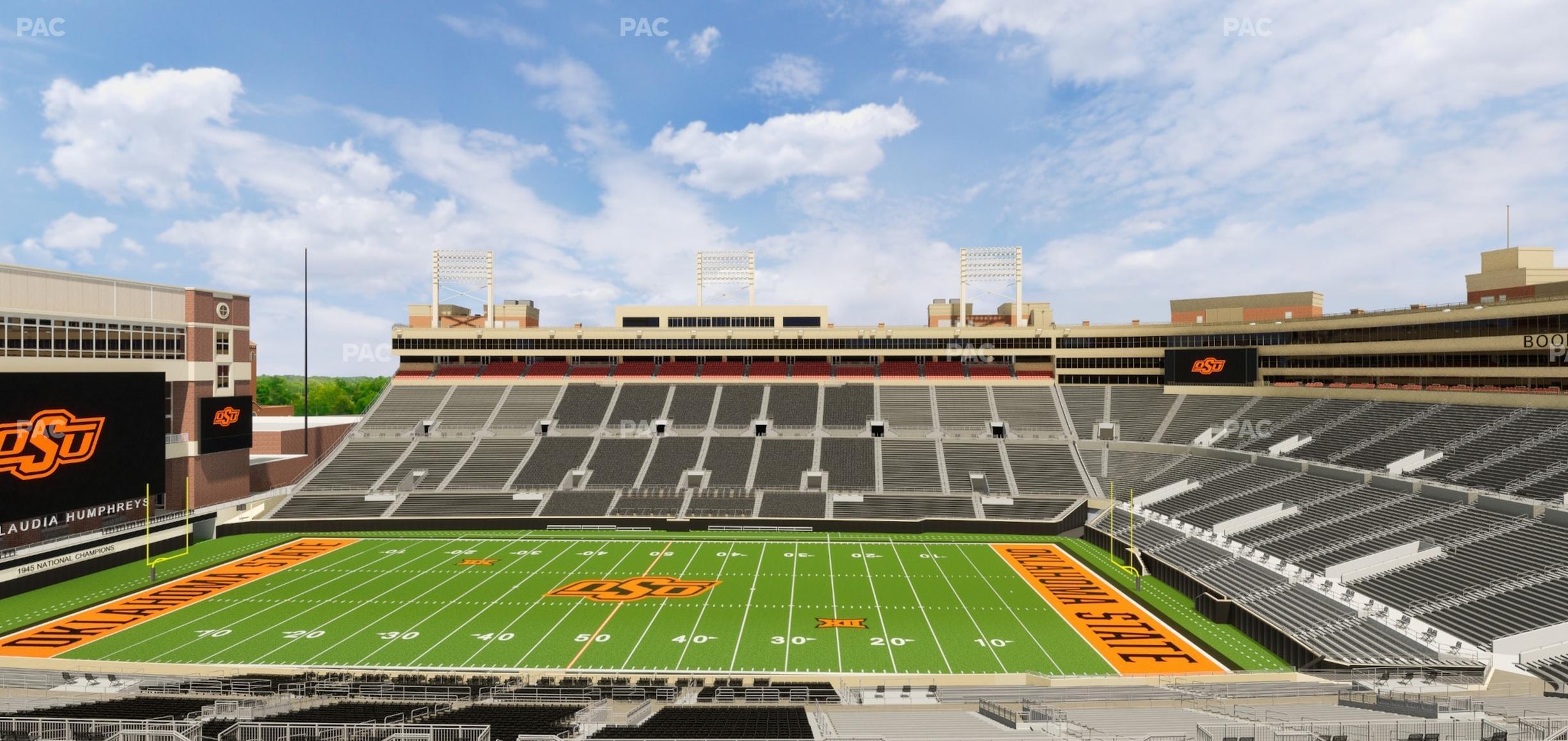 Seating view for Boone Pickens Stadium Section Club 556